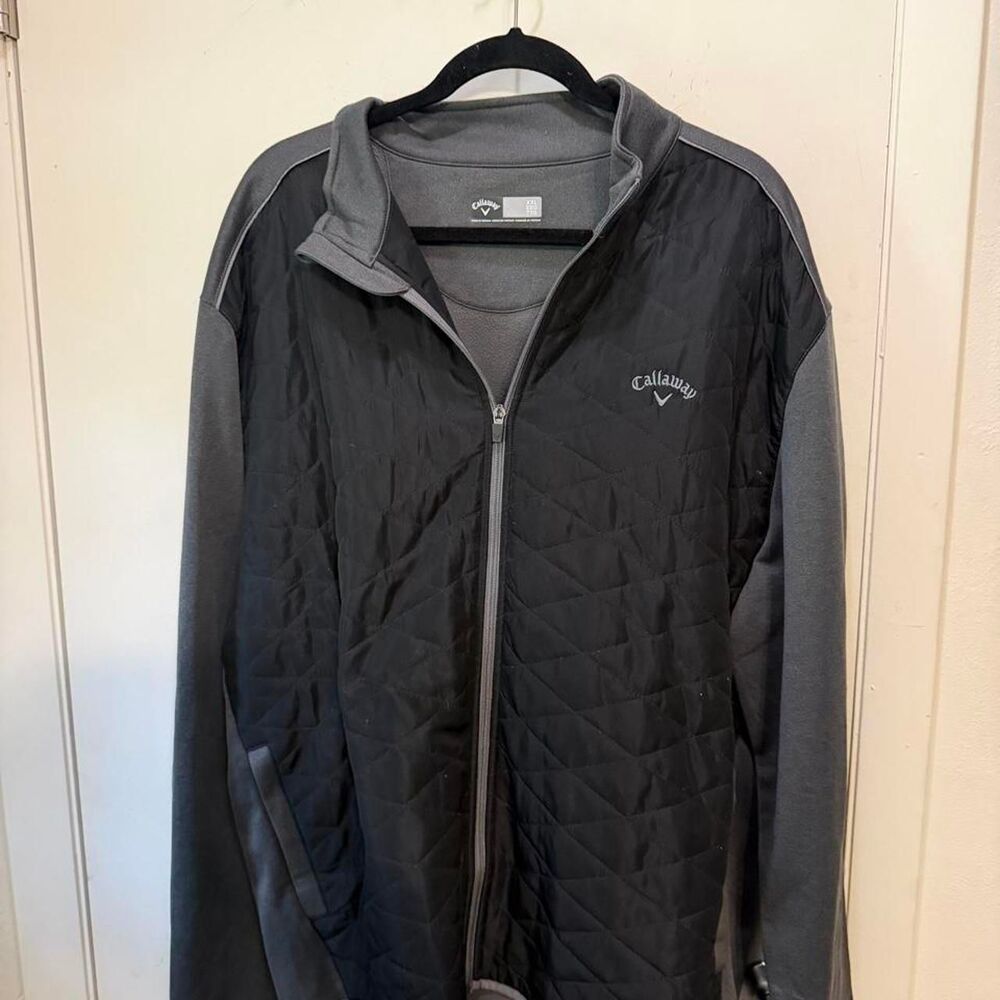 Callaway Men's Grey and Black Jacket